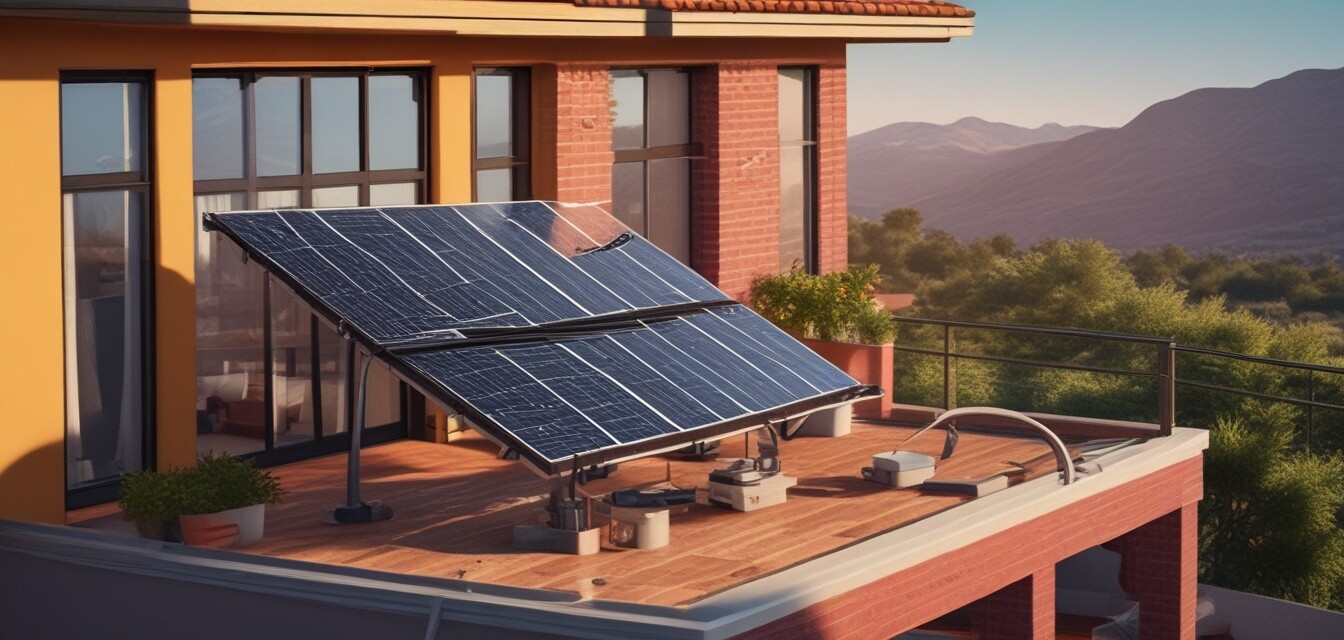 Installation process of a DIY solar power system