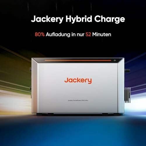 Jackery Hybrid Charge Ladegerät mit 80% Aufladung in 52 Minuten