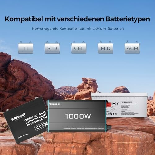 Solarkompatibilität mit verschiedenen Batterietypen