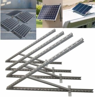 Montagehalterungen für Solarmodule.