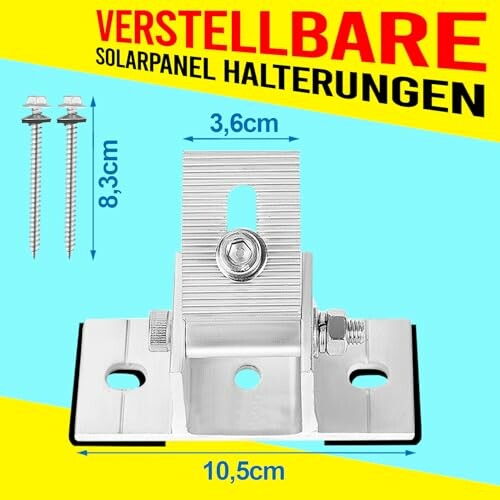 Aufständerung Solarmodul SET 15°-30°